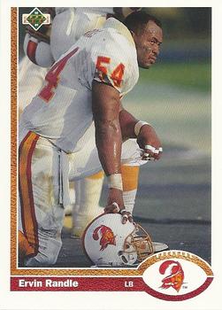 Ervin Randle Tampa Bay Buccaneers 1991 Upper Deck NFL #369